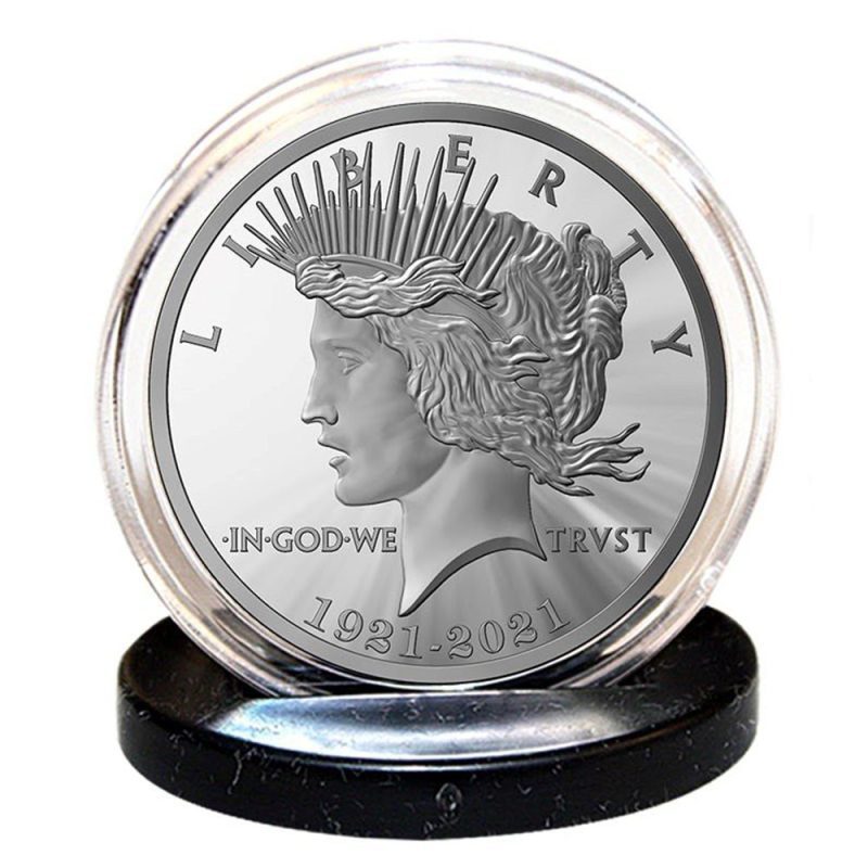 100th anniversary first year 1921 2021 peace dollar 1 ounce tribute 419272