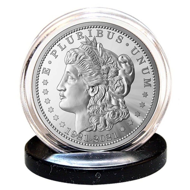 100th anniversary last year 1921 2021morgan dollar 1 ounce tribute 605988