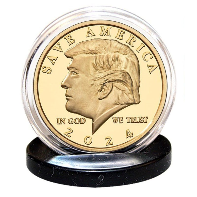 2024 donald trump save america golden 1 oz coin 255609