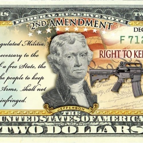 2nd amendment genuine legal tender us 2 bill 545714