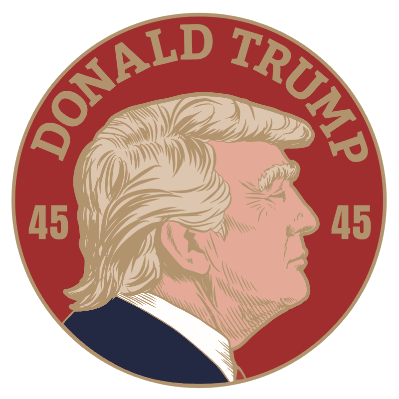 45th president lapel pin 885058