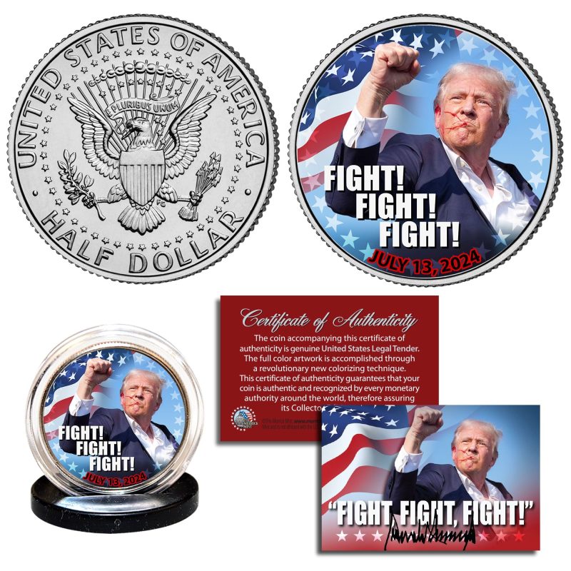 TrumpIKEDollarCoinFIGHT3timesanddate