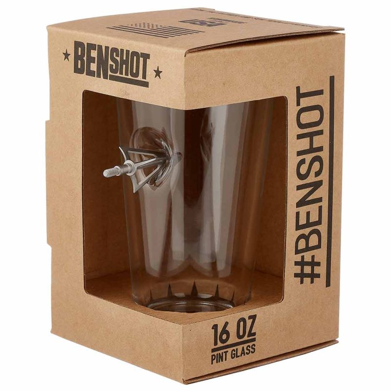 benshot broadhead pint glass 16oz 572802