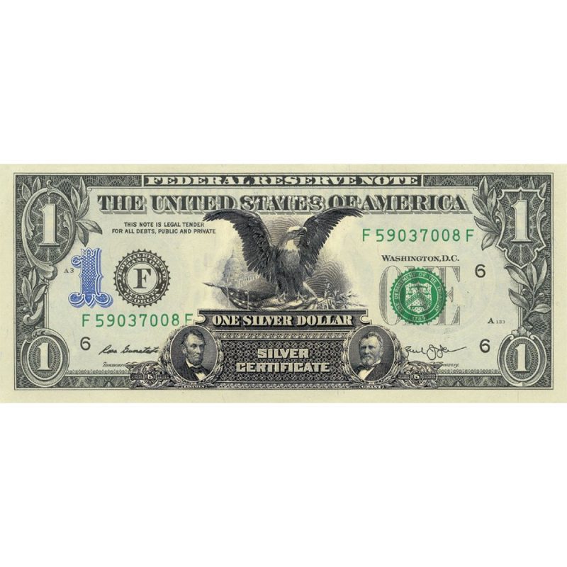 black eagle genuine legal tender us 1 bill 450251