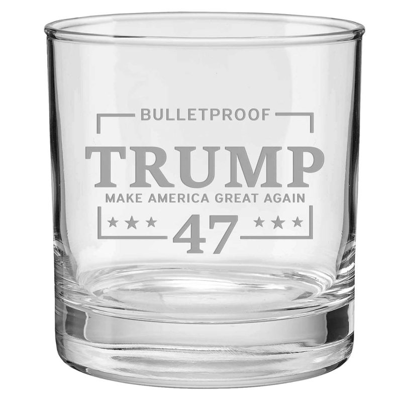 bulletproof trump 47 whiskey glass 826641