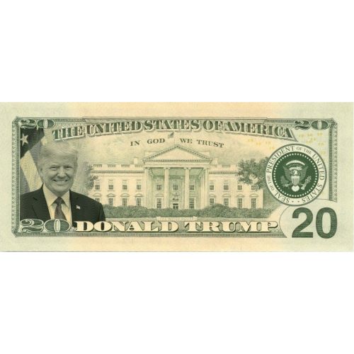 donald trump 2020 genuine legal tender 20 us bill only 2020 ever created 214336