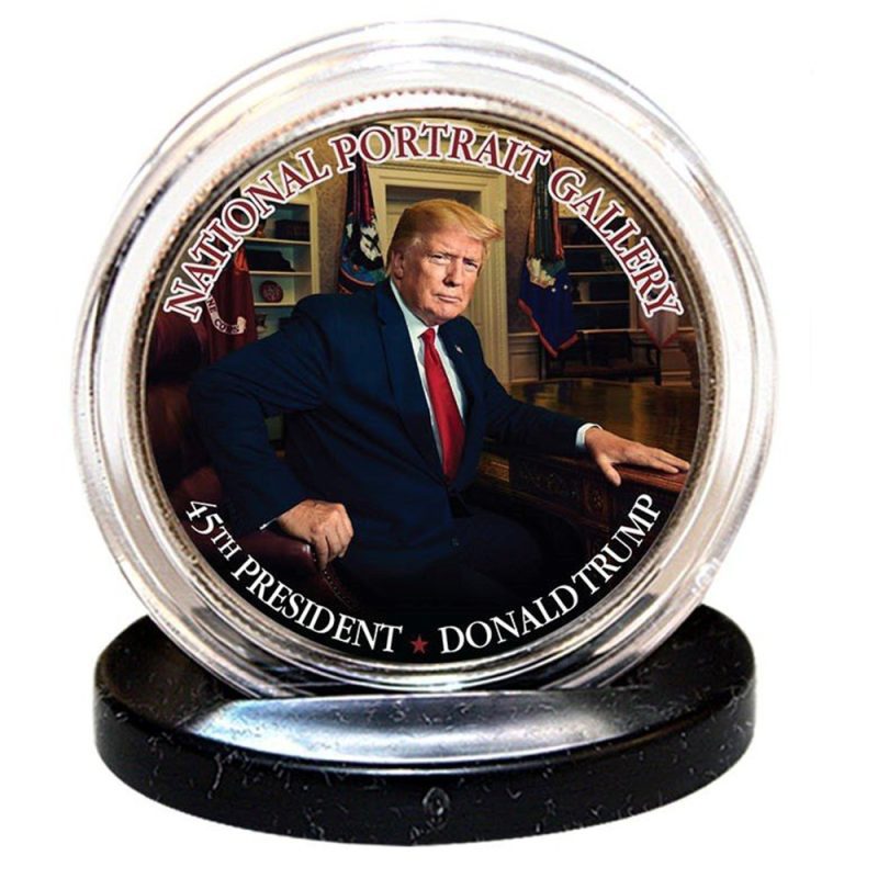 donald trump national portrait authentic jfk half dollar 827078