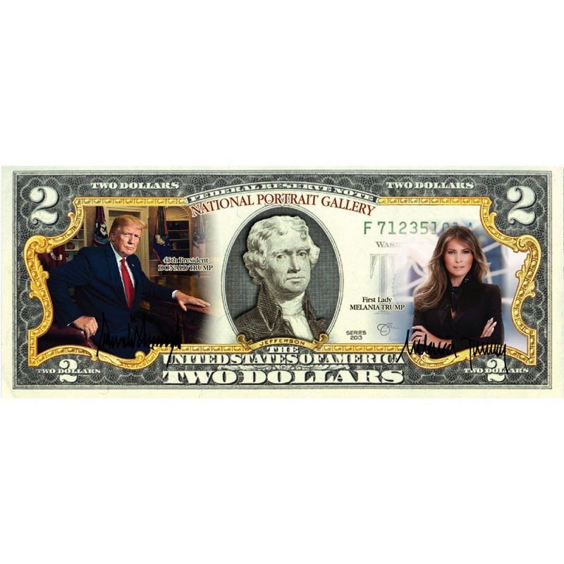 donald trump national portrait genuine legal tender us 2 bill 336670