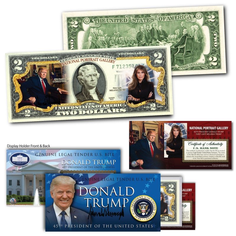 donald trump national portrait genuine legal tender us 2 bill 461757