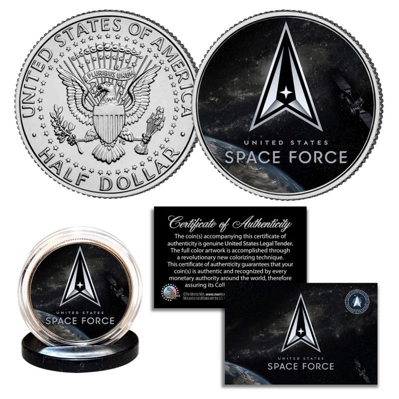 space force new logo authentic jfk half dollar 835733