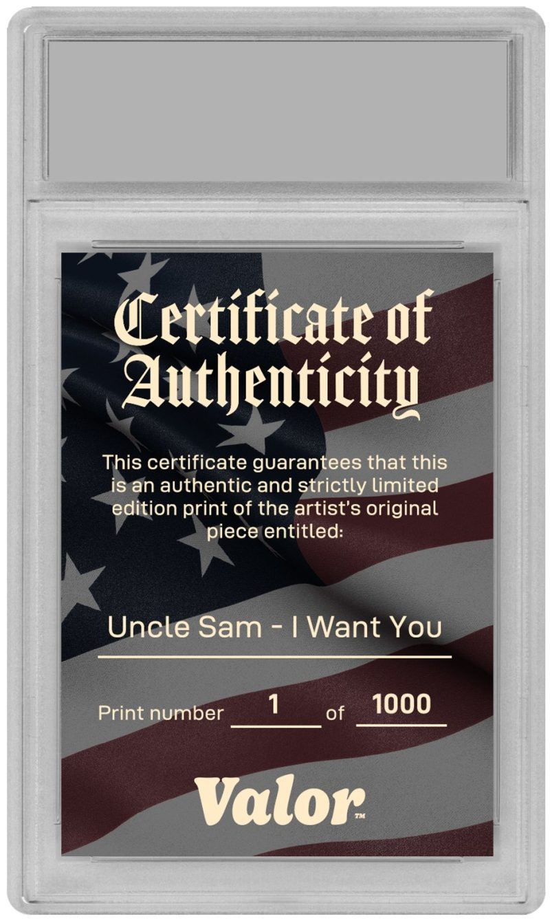 uncle sam collectible trading card 444115